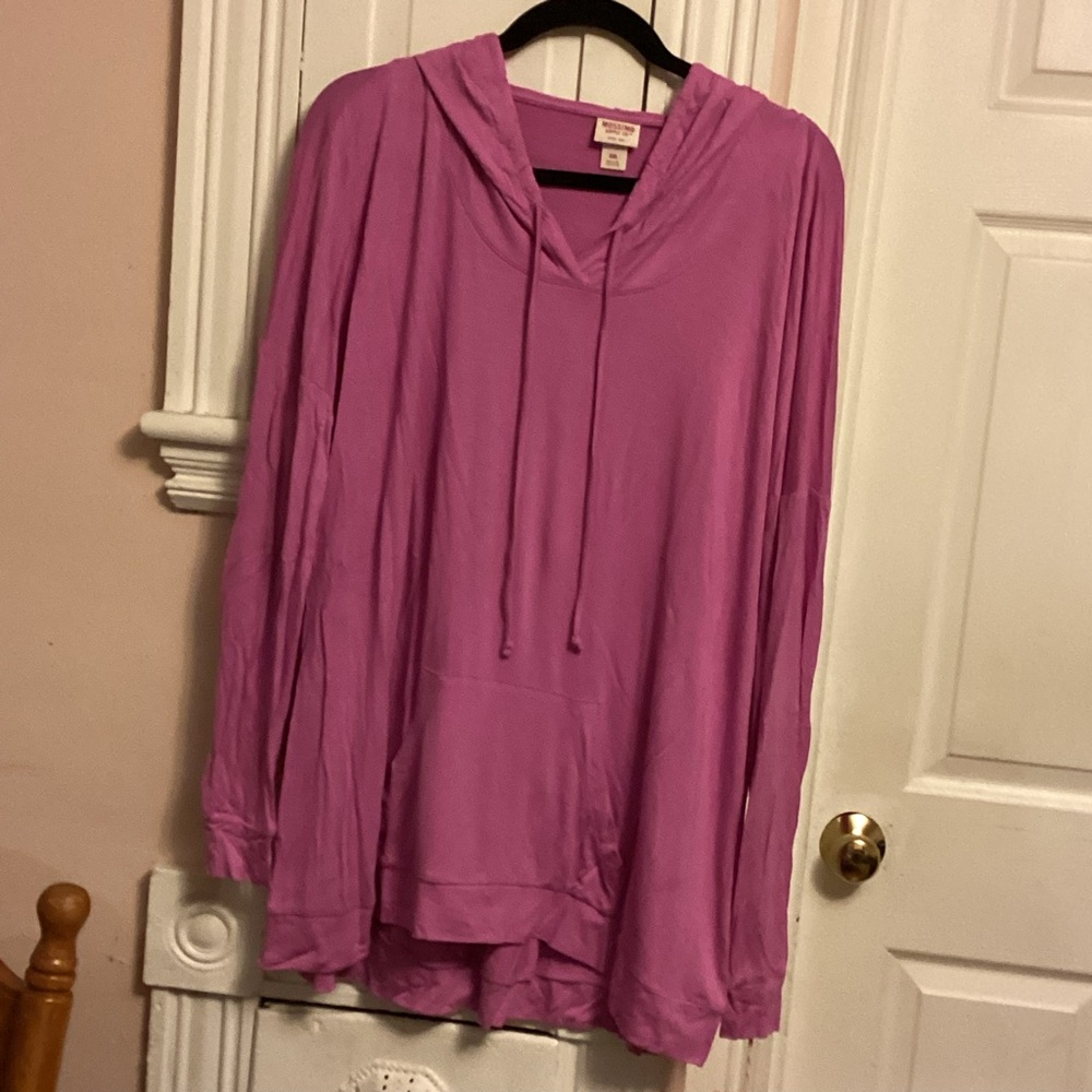 Mossimo Supply Co Pink Oversized Long Sleeve Sweatshirt